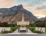 Provo Temple Morning Light