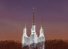 Washington DC Temple Evening Glow