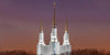 Washington DC Temple Evening Glow