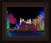 Washington DC Temple Colorful Christmas