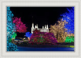 Washington DC Temple Colorful Christmas