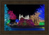 Washington DC Temple Colorful Christmas