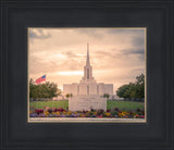 Jordan River Temple Evening Glow