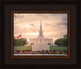 Jordan River Temple Evening Glow