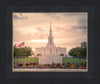 Jordan River Temple Evening Glow