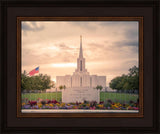 Jordan River Temple Evening Glow