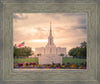 Jordan River Temple Evening Glow