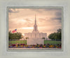 Jordan River Temple Evening Glow