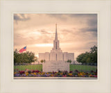 Jordan River Temple Evening Glow