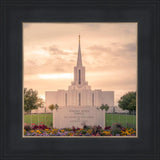 Jordan River Temple Evening Glow