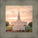 Jordan River Temple Evening Glow