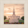 Jordan River Temple Evening Glow