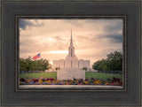 Jordan River Temple Evening Glow