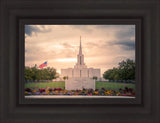 Jordan River Temple Evening Glow