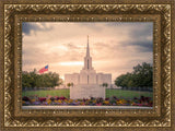 Jordan River Temple Evening Glow