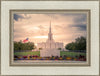 Jordan River Temple Evening Glow