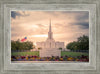 Jordan River Temple Evening Glow