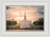 Jordan River Temple Evening Glow