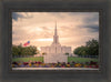 Jordan River Temple Evening Glow