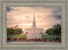 Jordan River Temple Evening Glow