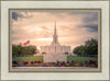 Jordan River Temple Evening Glow