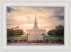 Jordan River Temple Evening Glow