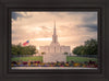 Jordan River Temple Evening Glow