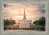 Jordan River Temple Evening Glow