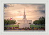 Jordan River Temple Evening Glow