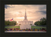 Jordan River Temple Evening Glow