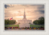 Jordan River Temple Evening Glow