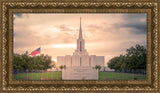 Jordan River Temple Evening Glow