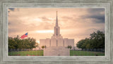 Jordan River Temple Evening Glow