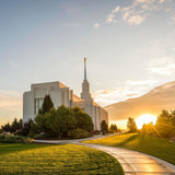 Twin Falls Temple Morning Light