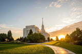 Twin Falls Temple Morning Light