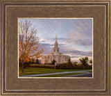 Payson Temple Autumn Light