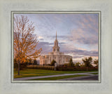 Payson Temple Autumn Light