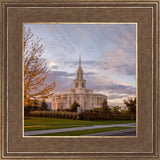 Payson Temple Autumn Light