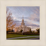 Payson Temple Autumn Light