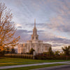 Payson Temple Autumn Light