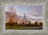 Payson Temple Autumn Light