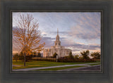 Payson Temple Autumn Light