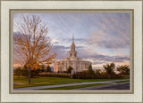 Payson Temple Autumn Light