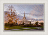 Payson Temple Autumn Light