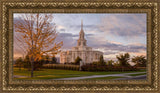 Payson Temple Autumn Light