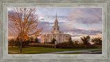 Payson Temple Autumn Light