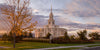 Payson Temple Autumn Light