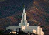 Bountiful Temple Autumn Sunset