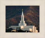 Bountiful Temple Autumn Sunset