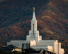 Bountiful Temple Autumn Sunset